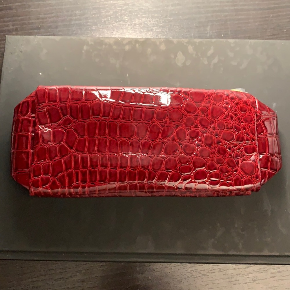 Estée Lauder Red Alligator Cosmetic Bag